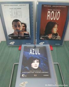 Kino: Tres colores: Rojo, Blanco y azul en DVD - (Krzysztof Kieślowski, Bielawski, Binoche, Jacob ...)